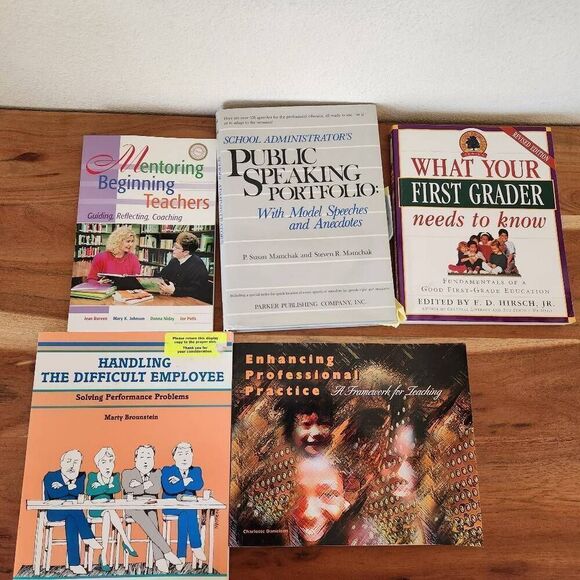 Teacher aid book bundle educational resources reference material employee - Picture 2 of 8